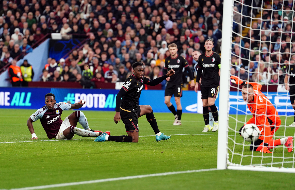 Bologna ko in Inghilterra, l’Aston Villa vince 2-0